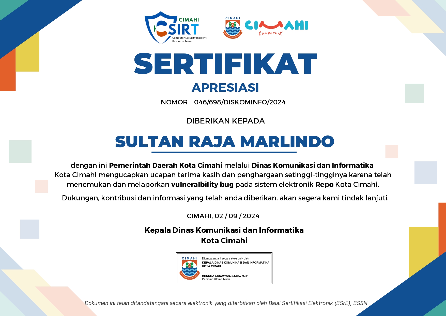 sertifikat 5
